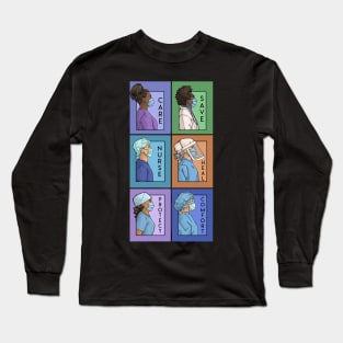 Pandemic Series Collage - Version 1 Long Sleeve T-Shirt